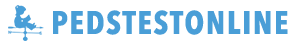 PEDStest Online Logo - Blue Version